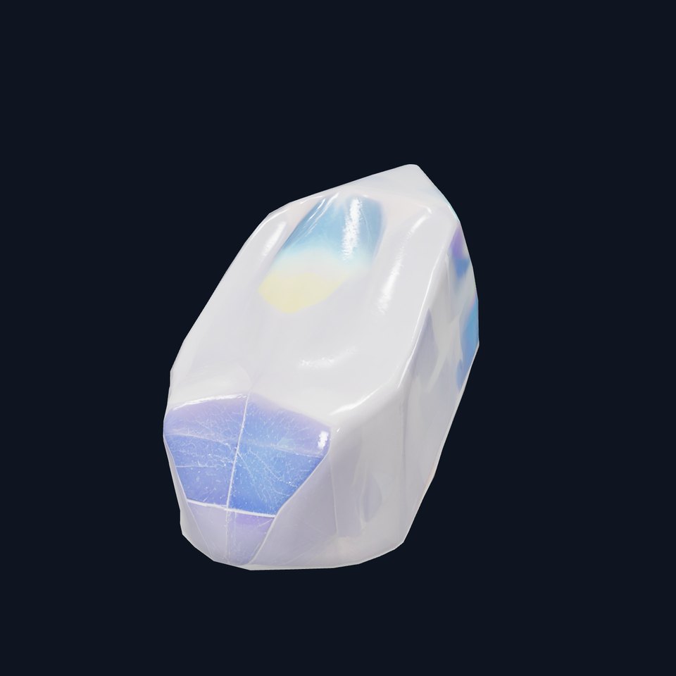 Iridescent Crystal Shard model pack